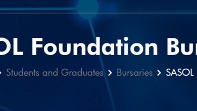 SASOL Foundation Bursary