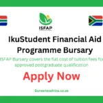 The ISFAP Bursary covers the full cost of tuition fees for the approved postgraduate qualification